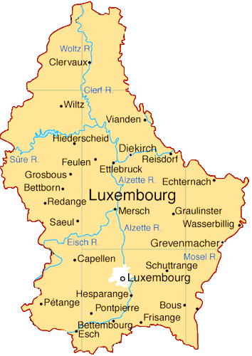 maps of luxembourg, maps of luxembourg, map luxembourg